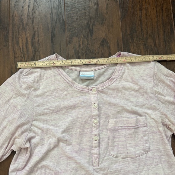 Columbia Size Medium Long Sleeve Henley Top - Picture 5 of 7